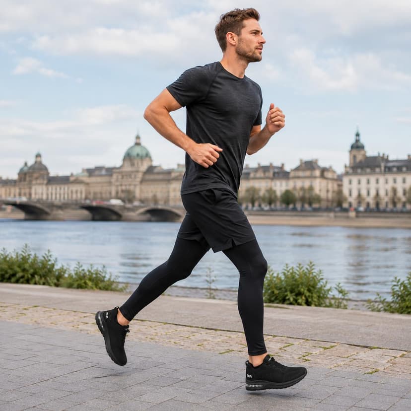 Chaussures de Sport Homme Respirantes, Sneakers de Marche avec Semelle Flexible, Chaussures Casual de Fitness Running Gym - 7