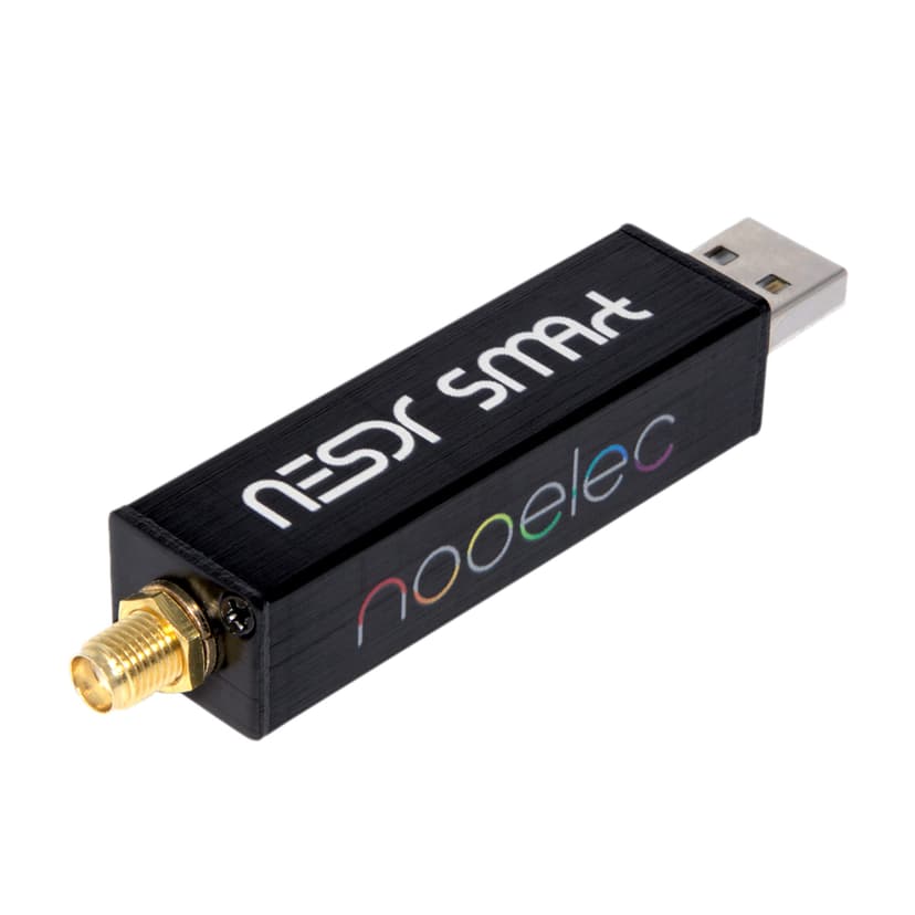 Nooelec RTL-SDR v5 Bundle - NESDR SMArt HF/VHF/UHF (100kHz-1.75GHz) Software Defined Radio. Premium RTLSDR w/ 0.5PPM TCXO, SMA Input, Aluminum Enclosure & 3 Antennas. RTL2832U & R820T2-Based Radio - 4