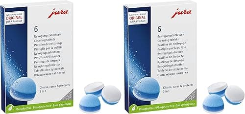 Jura 24225 – Tablettes de nettoyage 3 phases. (Lot de 2)