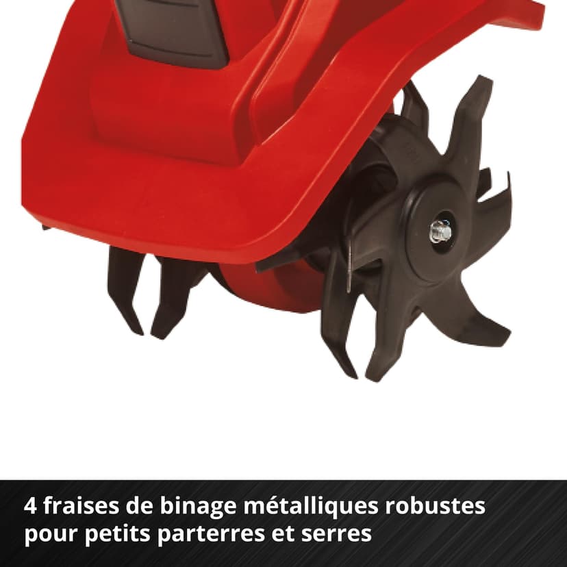 Einhell Cordless Garden Rotavator 18V Power X-Change, Powerful Soil Cultivator, 20cm Working Width, 15cm Working Depth, Without Battery GE-CR 18/20 Li E Solo Tiller - 6
