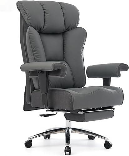 Efomao Chaise de Bureau Grande et Haute 200 KG avec Repos…