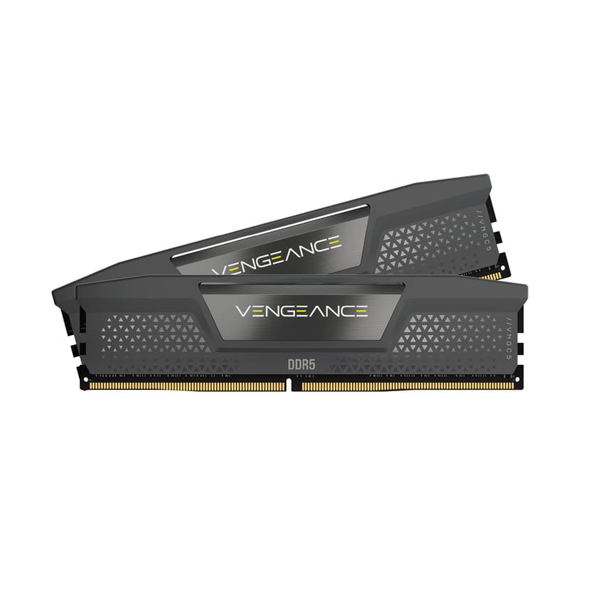 CORSAIR Vengeance DDR5 32Go (2x16Go) DDR5 Jusqu'à 6000MHz CL36 AMD Expo Intel XMP iCUE Mémoire Informatique Compatible - Gris (CMK32GX5M2E6000Z36) - 1