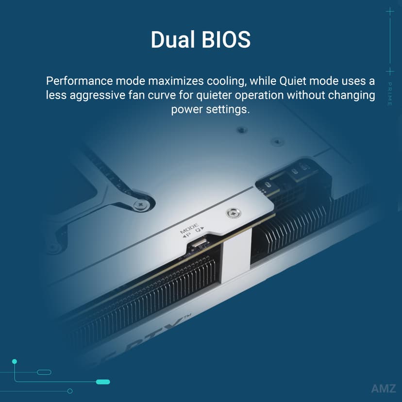 ASUS PRIME NVIDIA GeForce RTX 5070 OC Edition, 12GB GDDR7, 192 Bit, PCIe 5.0, 2.5 Slot Design, 3 Axial-Tech Fans, 1 HDMI 2.1, 3 DisplayPort 2.1, White, PRIME-RTX5070-O12G-WHITE - 5