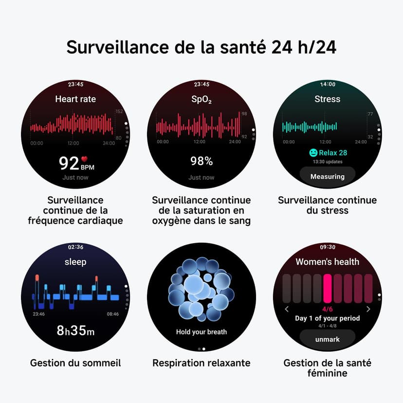 XIAOMI Watch 5 47 mm, Montre connectée Wear OS by Google, paiement sans Contact NFC, IA Gemini, écran 1,54", Jusqu’à 6 Jours d’autonomie, GPS Fitness, Android Uniquement, Bluetooth, Vert - 8