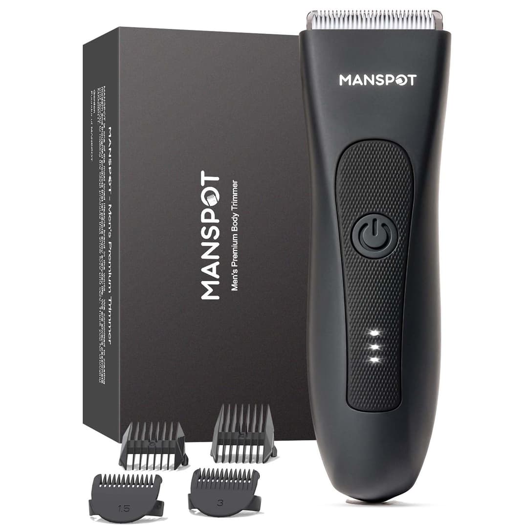 MANSPOT Tondeuse Corps Homme, Tondeuse Intime Homme Étanc…