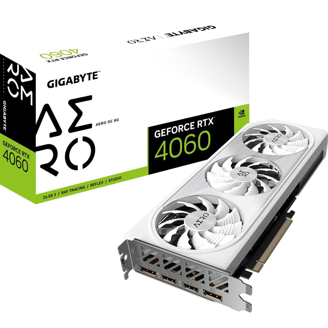 Gigabyte NVIDIA GeForce RTX 4060 AERO OC Carte graphique …