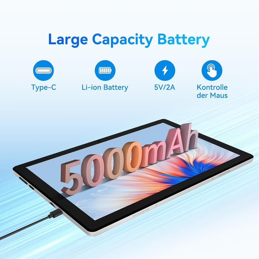Android 14 Tablet, Octa-Core 10 Inch, 10GB+64GB (Expandable to 1TB), Android Tablet with Bluetooth 5.3 - 6