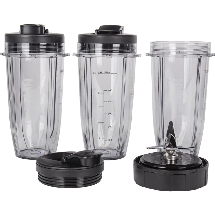 Ninja Detect Power 3-in-1 Blender Pro 1200W, Mixing Bowl, Blade, Individual Cup, Container, Knead, Chopping & Mixing, Black, TB401EU - 5