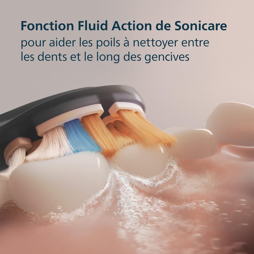 Philips Sonicare DiamondClean Prestige 9900 - brosse à dents électrique avec 1 tête de brosse A3 Premium tout-en-un et un boîtier de charge couleur bleu nuit (modèle HX9992/12) - 8