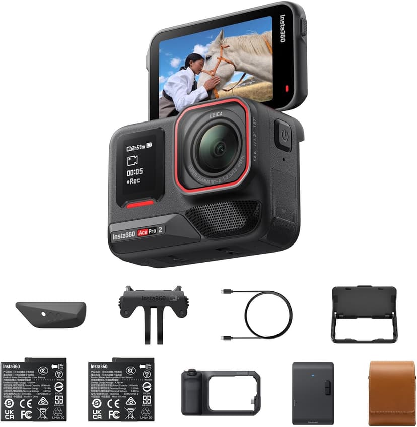 Insta360 Ace Pro 2 Flash Print Bundle - 8K Waterproof Act… - 1