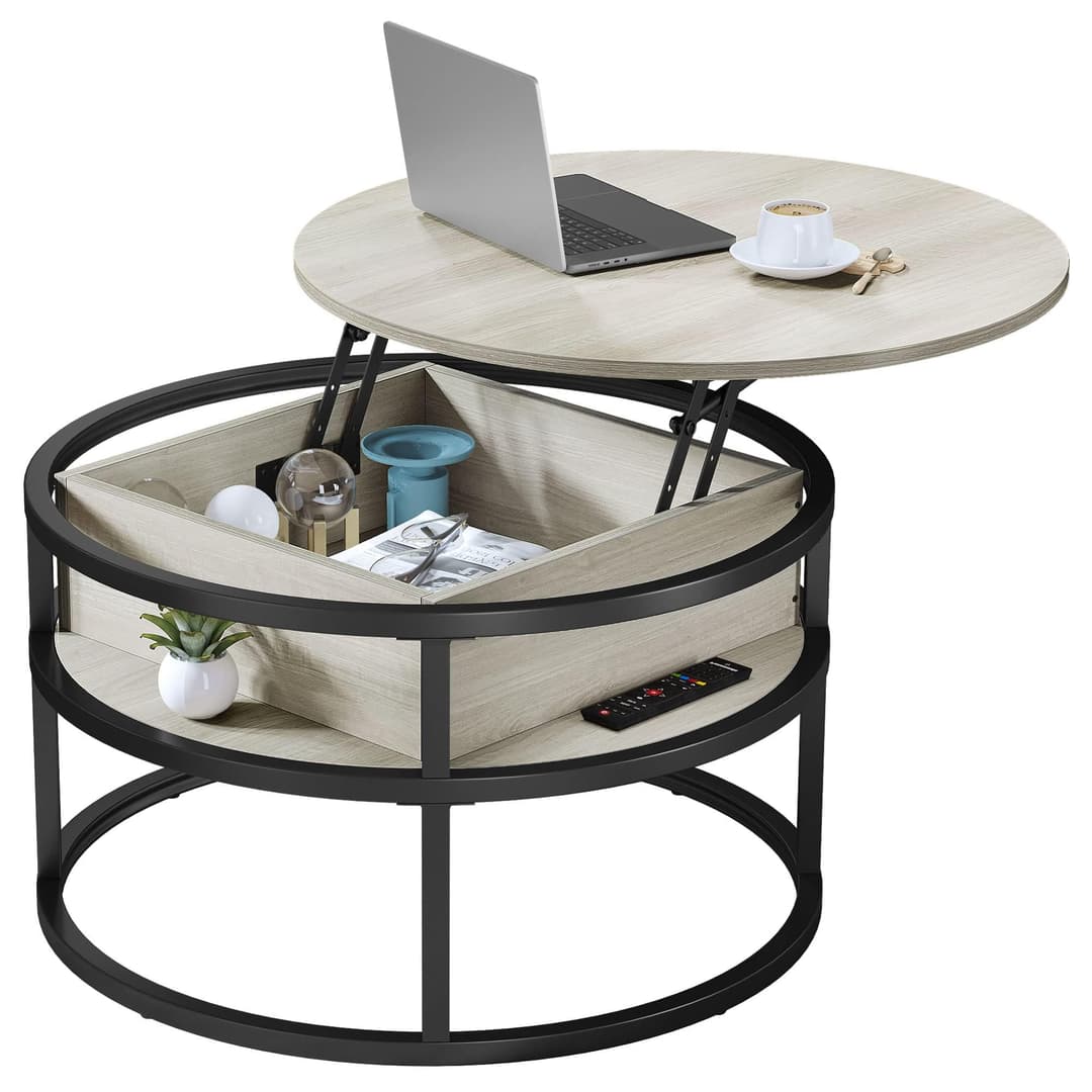 YITAHOME CT41 Table Basse avec Plateau relevable, Métal, …