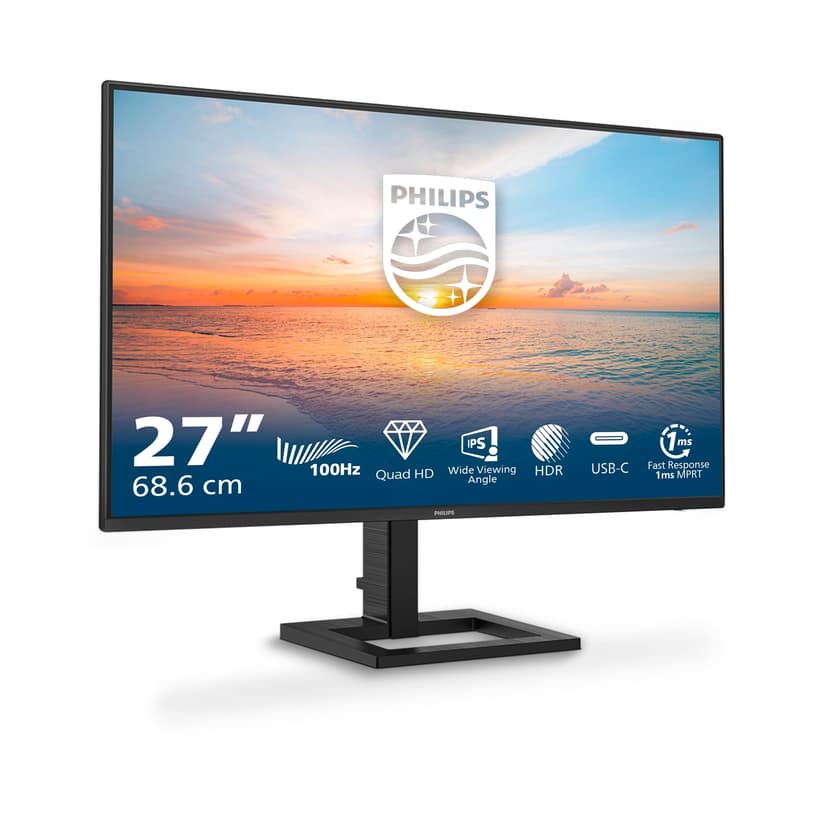 Philips 27E1N1600AM - 27 inch Quad HD monitor, speakers, … - 1