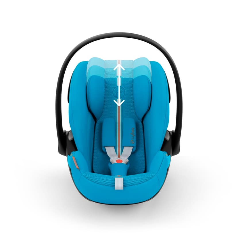 CYBEX Gold Coque Cloud G i-Size Plus, Coussin Réducteur pour Nouveau-né inclus, De la naissance à environ 24 mois, Max. 13 kg, Beach Blue - 8