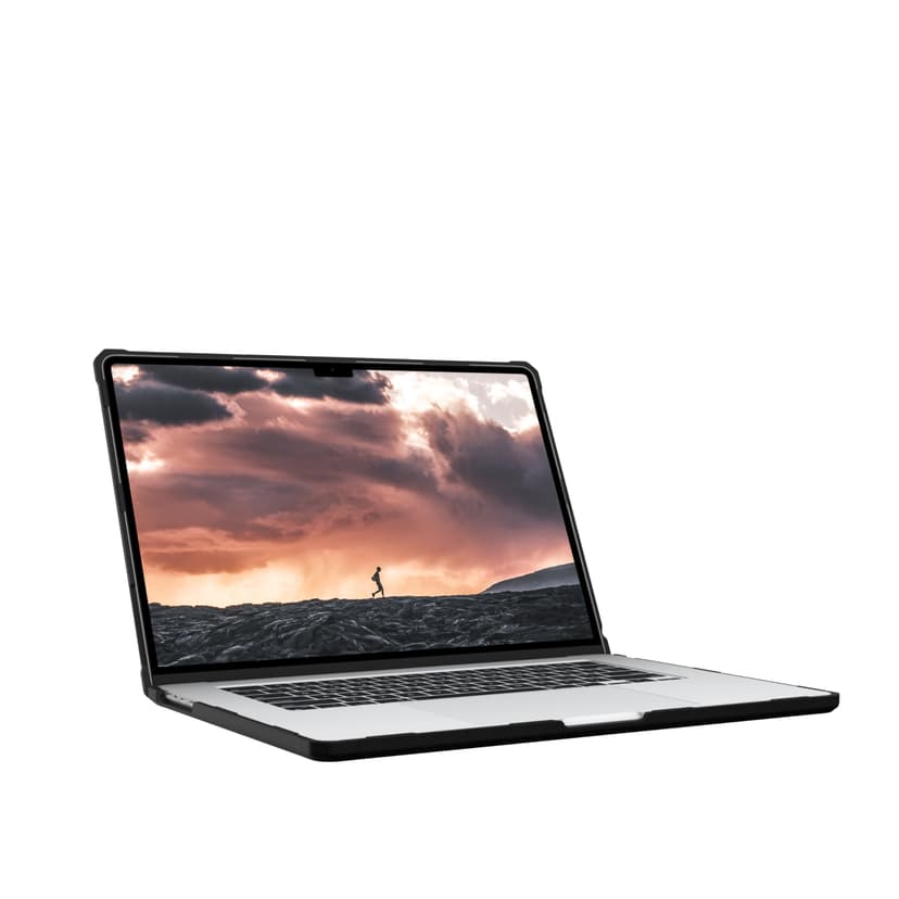 URBAN ARMOR GEAR Plyo Case pour Apple MacBook Air 15 Housse (M4 / M3 / M2-2025/2024 / 2023) (Résistante aux Chutes, Fentes d'aération intégrées) Ice/Noir (Transparent) - 5