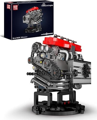 Mould King 10235 Kit de construction de moteur de voiture, 811 pièces, jeu de blocs de serrage comme jouet et cadeau (14 ans et plus)