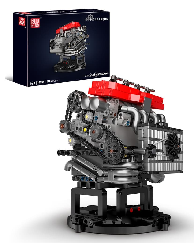 Mould King 10235 Kit de construction de moteur de voiture, 811 pièces, jeu de blocs de serrage comme jouet et cadeau (14 ans et plus) - 1