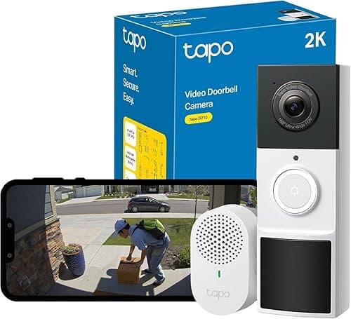 Tapo TP-Link D210 Video Doorbell Battery (Video Doorbell)…