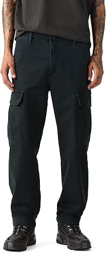 Levi's Herren Xx Cargo Taper T3 Hose, Mineral Black, 36 W / 32 L