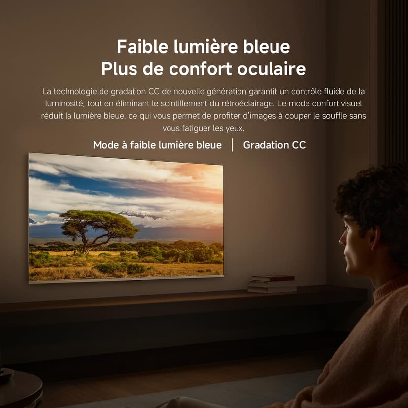 XIAOMI TV F Pro 55, 140 cm (55 Pouces), 4K UHD QLED, Smart TV, Fire TV, Contrôle Vocal Alexa, HDR10+, 60Hz avec 120Hz Game Boost Mode, MEMC, 2Go+32Go, Compatible avec AirPlay - 7