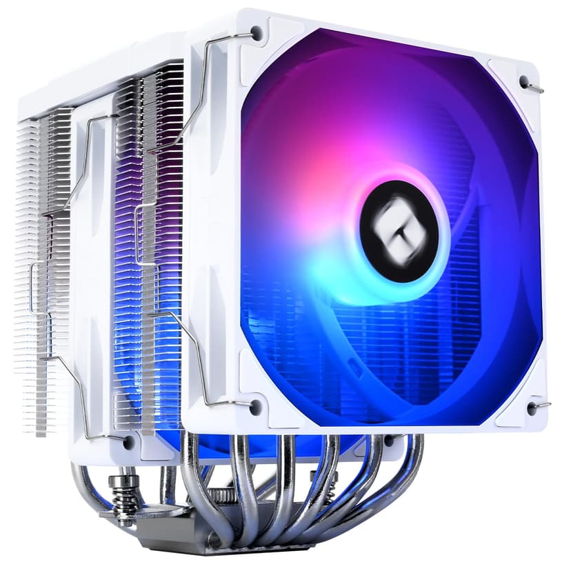 Thermalright TR Peerless Assassin 120 Digital ARGB White CPU Air Cooler, Digital Screen Cover, 6 Heatpipes Computer CPU Cooler, for AM4/AM5, Intel LGA1700/1851/115X/1200, PC Cooler - 2