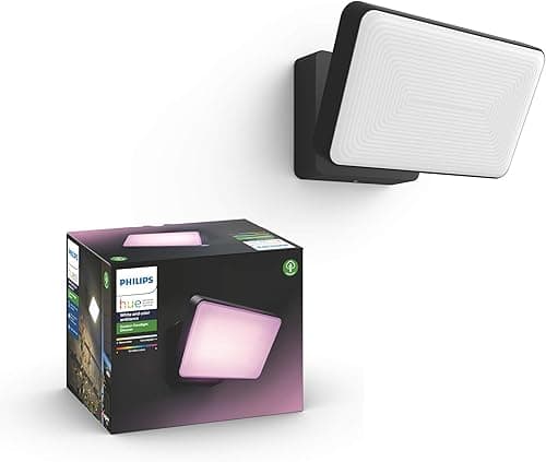 Philips Hue White and Color Ambiance Discover Outdoor LED Garden Spotlight, Outdoor Lamp with 16 million Colors Palette and Dimmable, Smart LED App Controlled