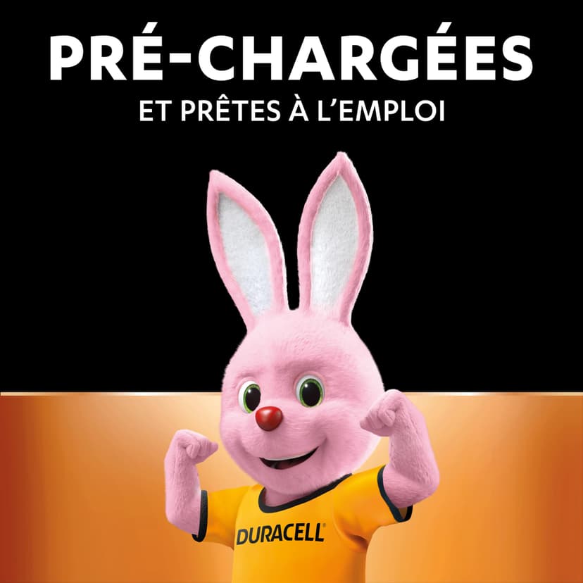 Duracell Rechargeables Piles AA (lot de 8), 2500 mAh, NiMH, pré-chargées, Longue durée, un packaging recyclable 0% plastique - 7