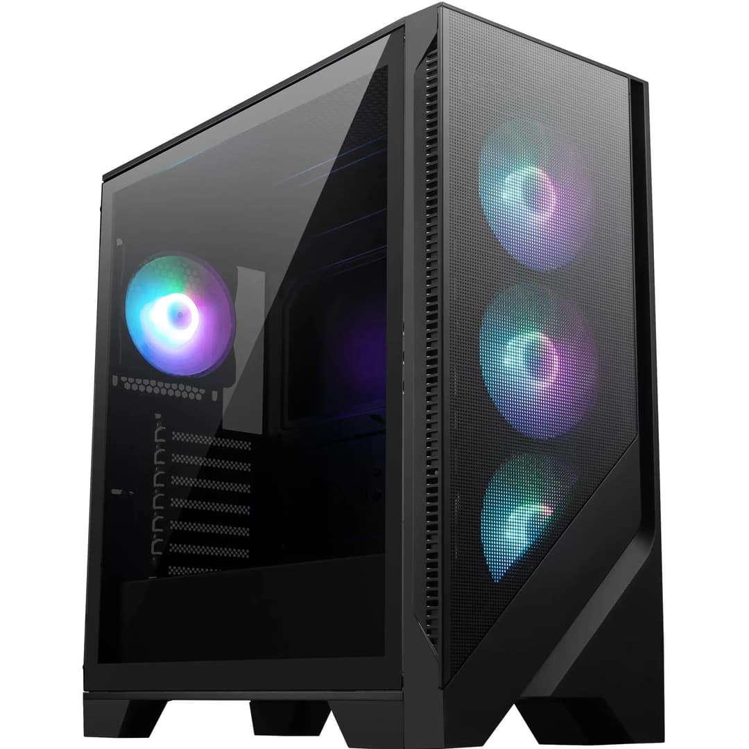 MSI MAG FORGE 320R AIRFLOW Mid-Tower PC Case - ATX Capaci…