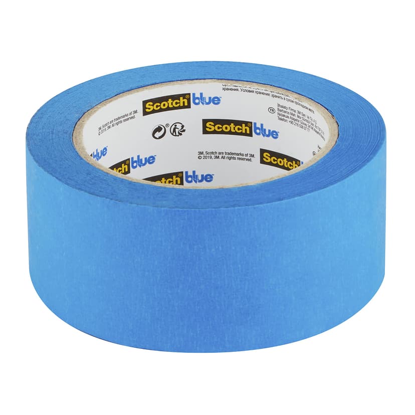 ScotchBlue Multi-Surface Premium Masking Tape, 48mm x 41m, 1 Roll/Pack - Scotch Adhesive Blue Painters Tape, For Painting and Decorating, Indoor & Outdoor, Sticks Well, 100% PEFC - 9