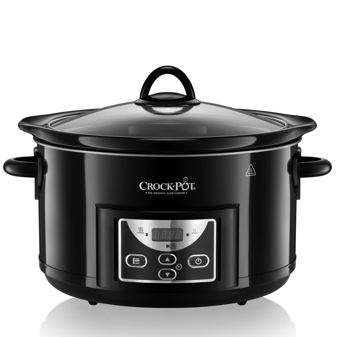 Crock-pot 4.7l Gloss Black Digital Countdown Slow Cooker
