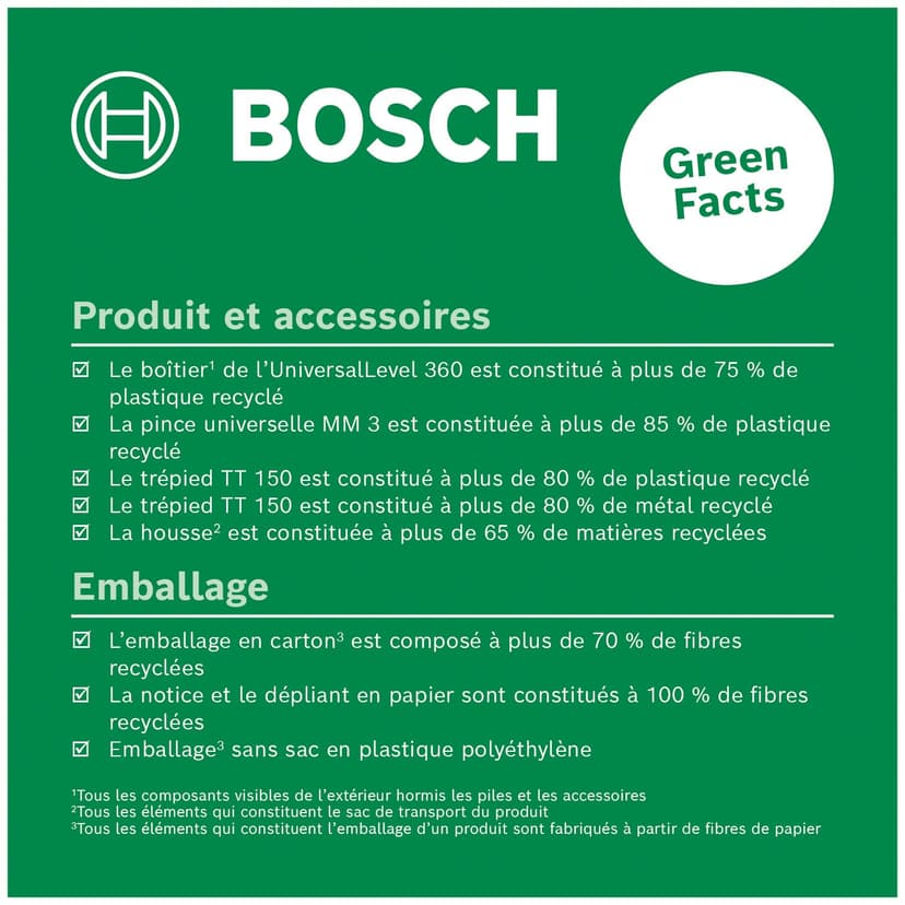 Bosch Cross line Laser UniversalLevel 360 with Premium Tripod + Universal clamp MM 3 (Vertical + Horizontal Laser Lines incl. 360° for Alignment Throughout the Entire Room, in Cardboard Box) - 3