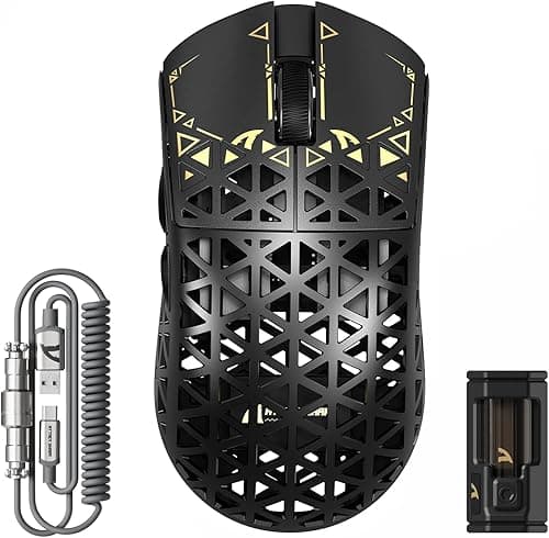 ATTACK SHARK R5 Ultra Carbon Fiber 8000Hz Wireless Gaming…