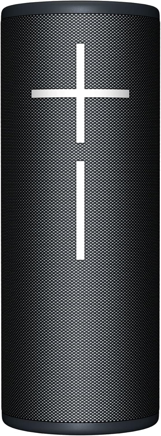 Ultimate Ears MEGABOOM 4 Portable Waterproof Bluetooth Speaker With Powerful 360-Degree Sound and Thundering Bass, Floating Speaker With 20-Hour Battery and 45 m (147 ft) Range - Black