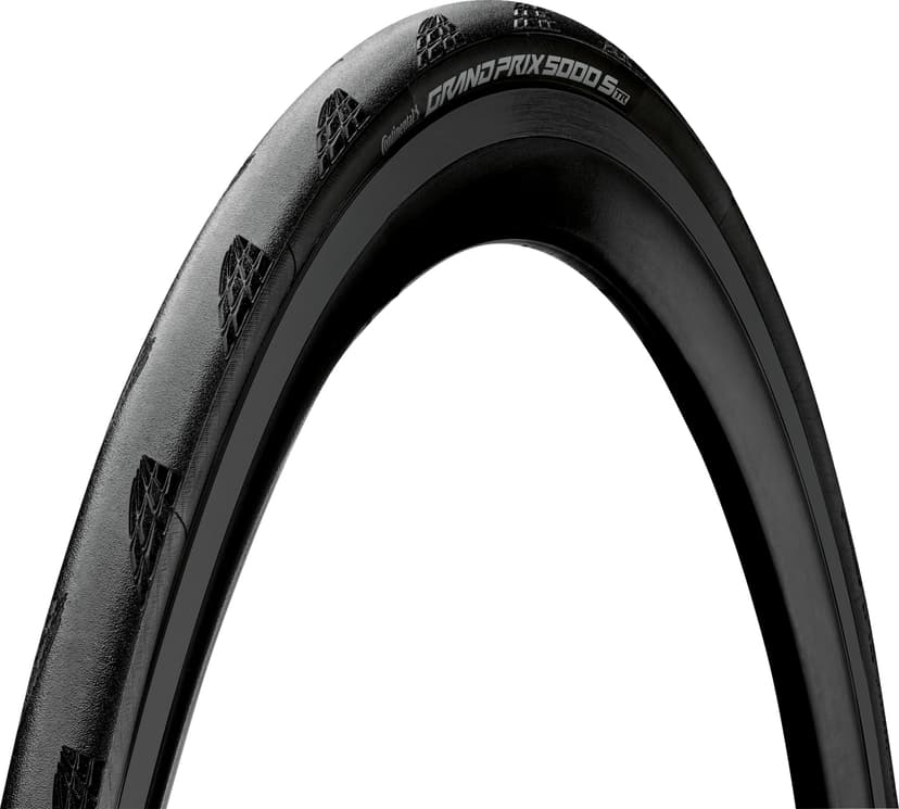 Continental - Continental 25-622 Grand Prix 5000s TR (700 x 25c) Pneu à Peau Pliable Noire - 1 pièce, Noir - 1