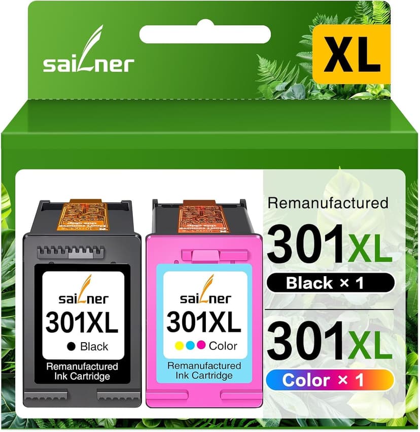 SAILNER 301XL Cartridges Multipack Compatible with HP 301… - 1