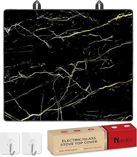 Nardea Protection Plaque de Cuisson Vitrocéramique (Black-1)