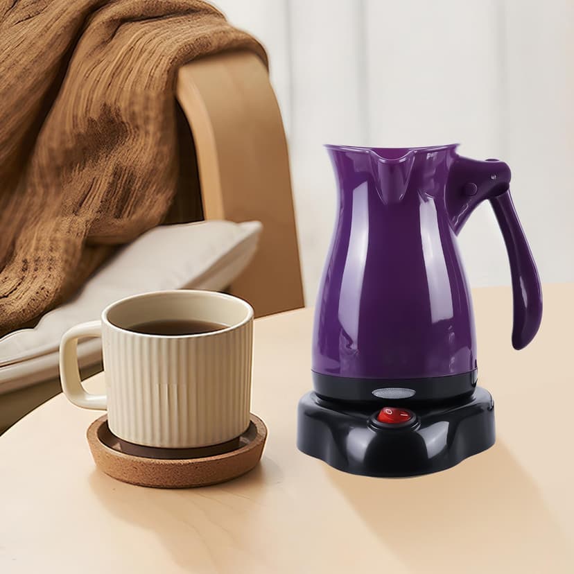Behogan Electric Coffee Pot, 500 ml, 500 W Electric Turkish Coffee Pot, Electric Coffee Pot, Electric Coffee Pot for Home, Office, Mocha, Tea, Travel - 6