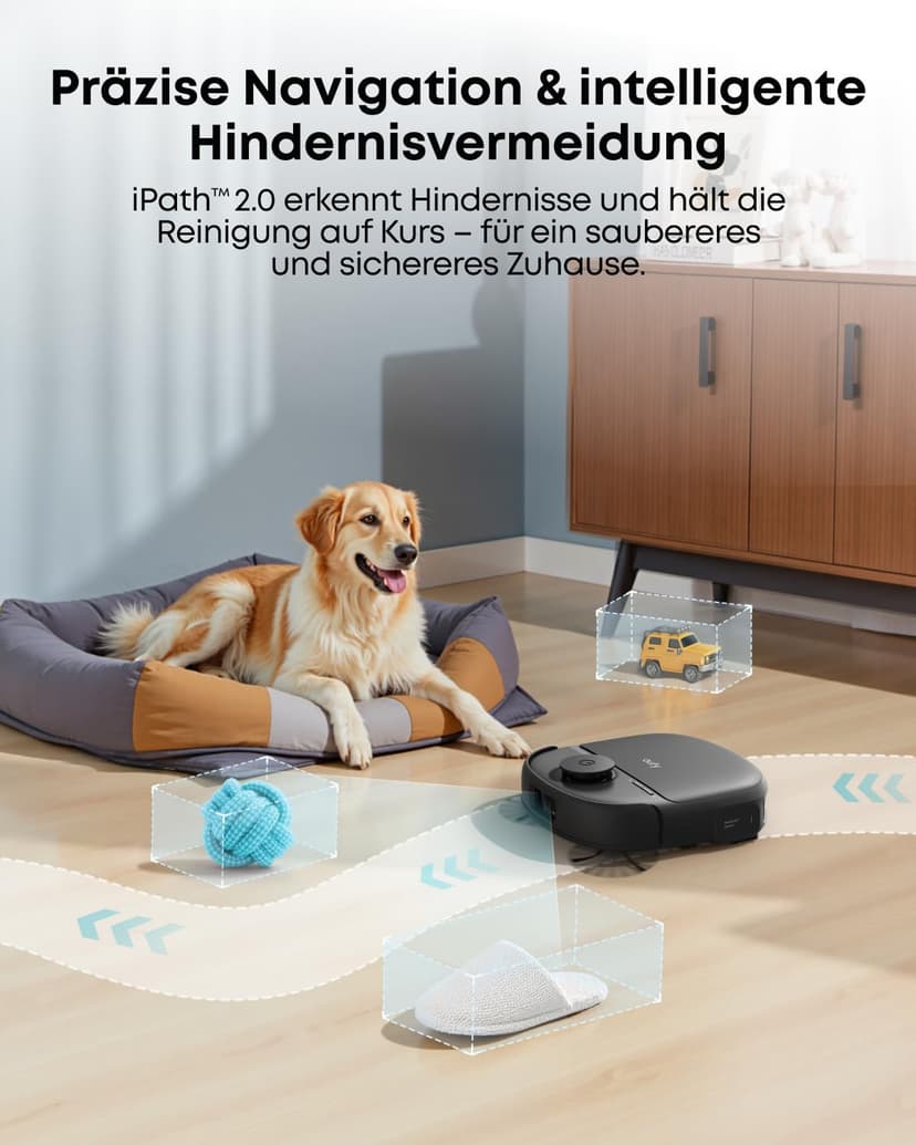 eufy C28 Robot Vacuum Cleaner, Self-Cleaning HydroJet Mop Roller, 15000Pa Turbo Suction, 5-in-1 Combo Vacuum and Mop, Anti-Tangle Design, AI Obstacle Avoidance - 8