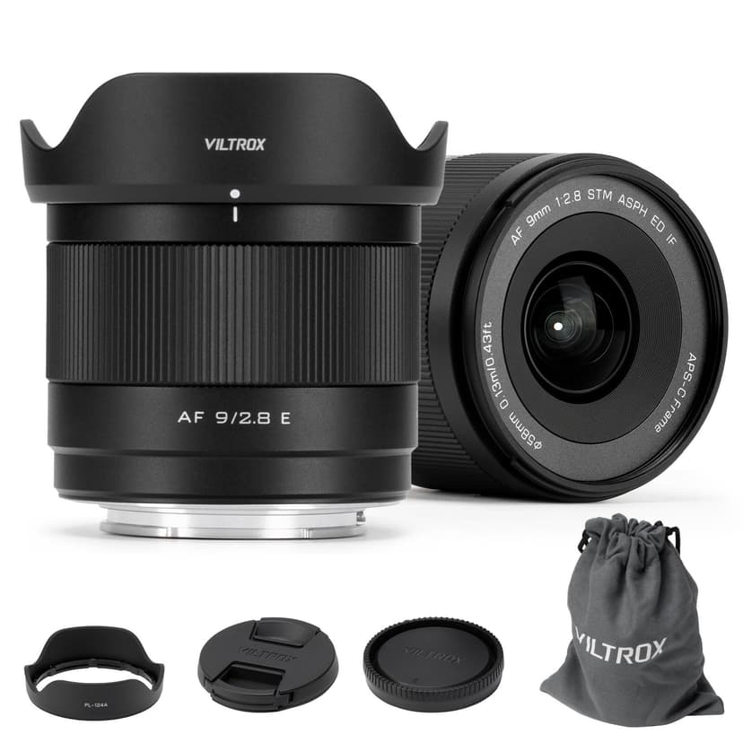 VILTROX 9mm F2.8 à Monture E Objectif pour Sony E APS-C O… - 1