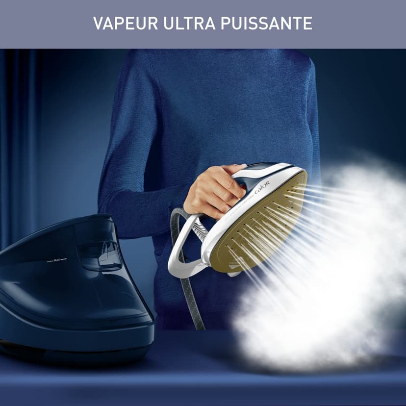 Calor Pro Express Ultimate II, Centrale Vapeur Haute Pression, 8 Bars, Débit vapeur 590 g/min, 3 réglages, Fabriqué en France, GV9720C0 - 3