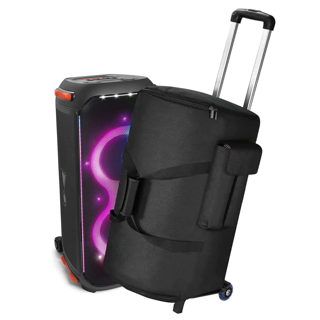 Hzycwgone Trolley Bag Carrying Storage Case for JBL Partybox 110 Portable Party Speaker & for Sony SRS-XP500 Wireless Portable Speaker (Black)
