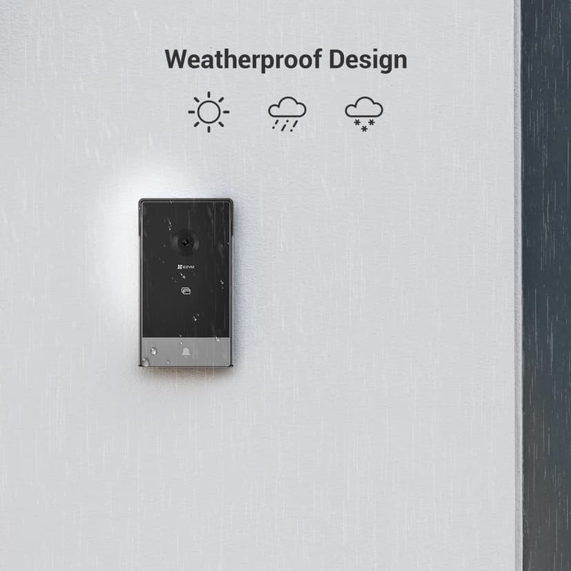 EZVIZ 2K Video Intercom Doorbell Camera Wired, Remote Door/Gate Unlock, 2.4G/5GHz Dual-Band Wi-Fi, 512 GB SD Card, No Monthly Fee, Human Detection, 7-Inch Colour Touch Screen, RFID Unlock (CP7) - 9