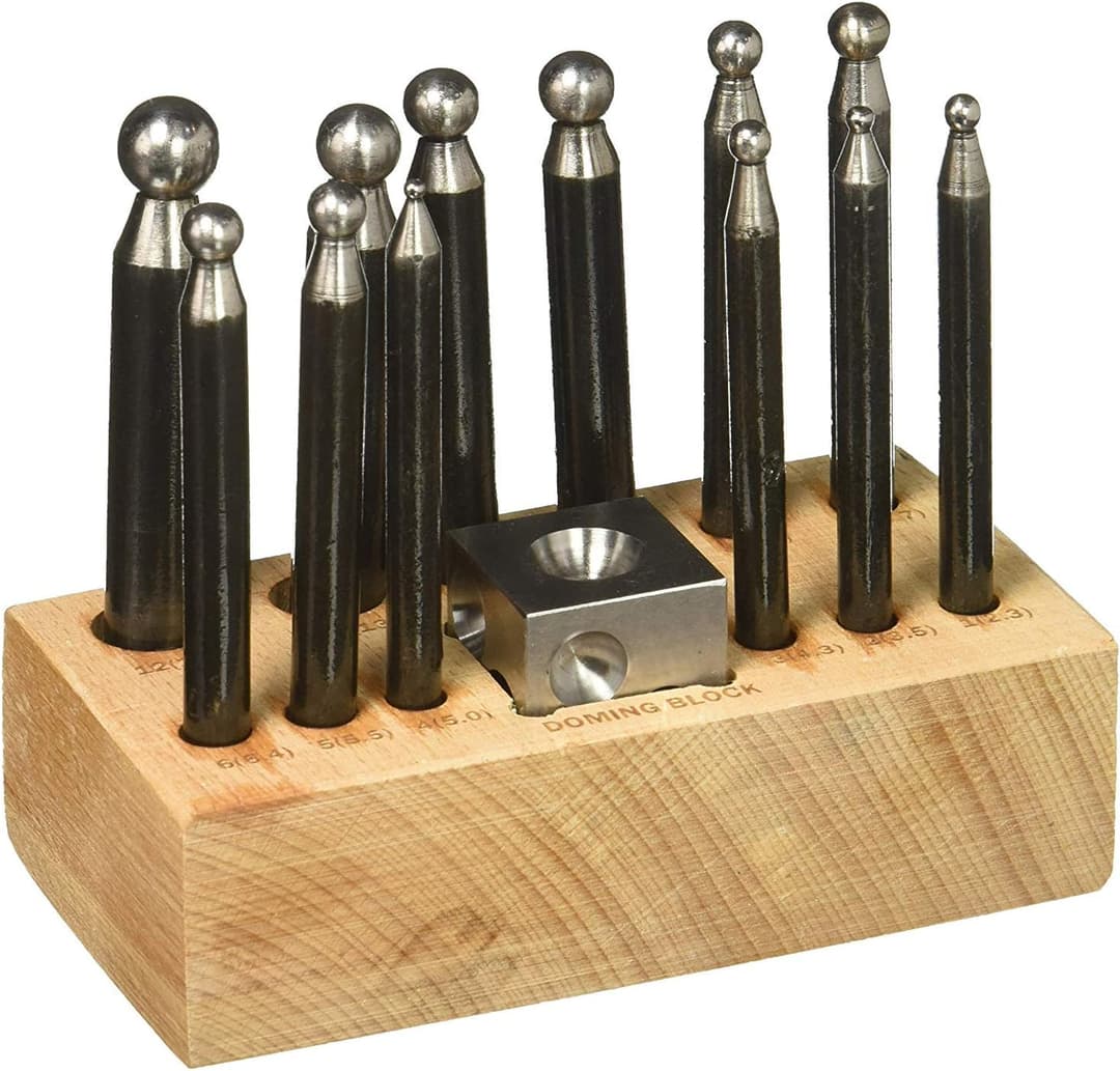 SE Dapping Block and Punch Set (14 PC.) - JT3414DP