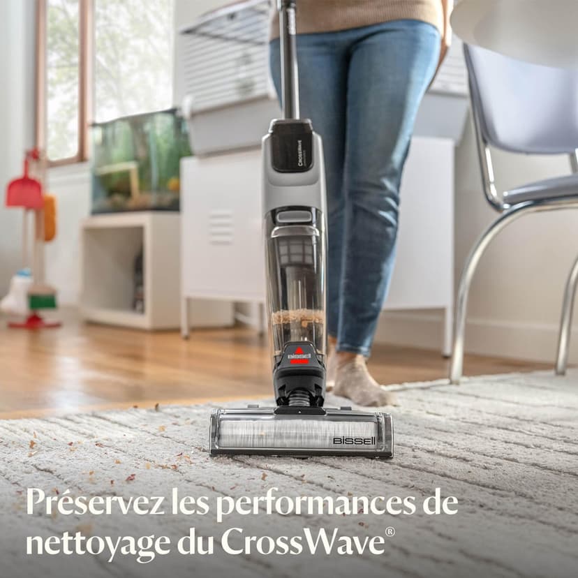 BISSELL FreshStart Set, 2 × FreshStart Cycle Cleaner & 2 × FreshStart Filter, for CrossWave OmniForce, OmniForce Edge, OmniFind Model 3912, 3999, 4000, 4006, 4007, 4008, 4017, 4087 - 3