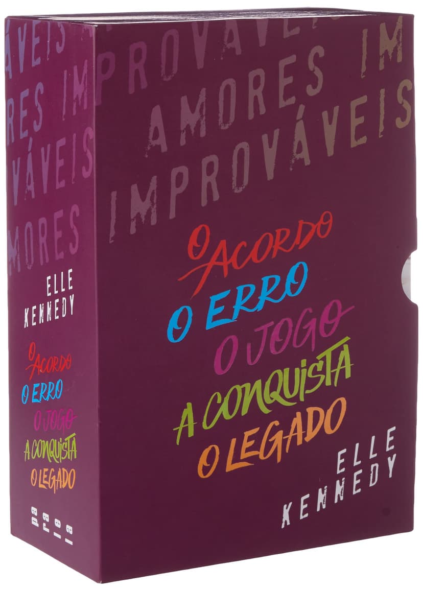 BOX AMORES IMPROVÁVEIS (SÉRIE COMPLETA) - EXCLUSIVO - 1ª ED. Capa comum – 1 janeiro 2022 - 2