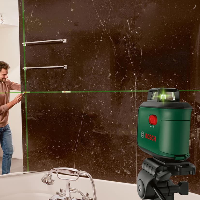 Bosch Laser lignes AdvancedLevel 360 avec trépied premium (3 laser lignes avec laser à 360° pour un alignement dans toute une pièce, dans boîte carton) - 3
