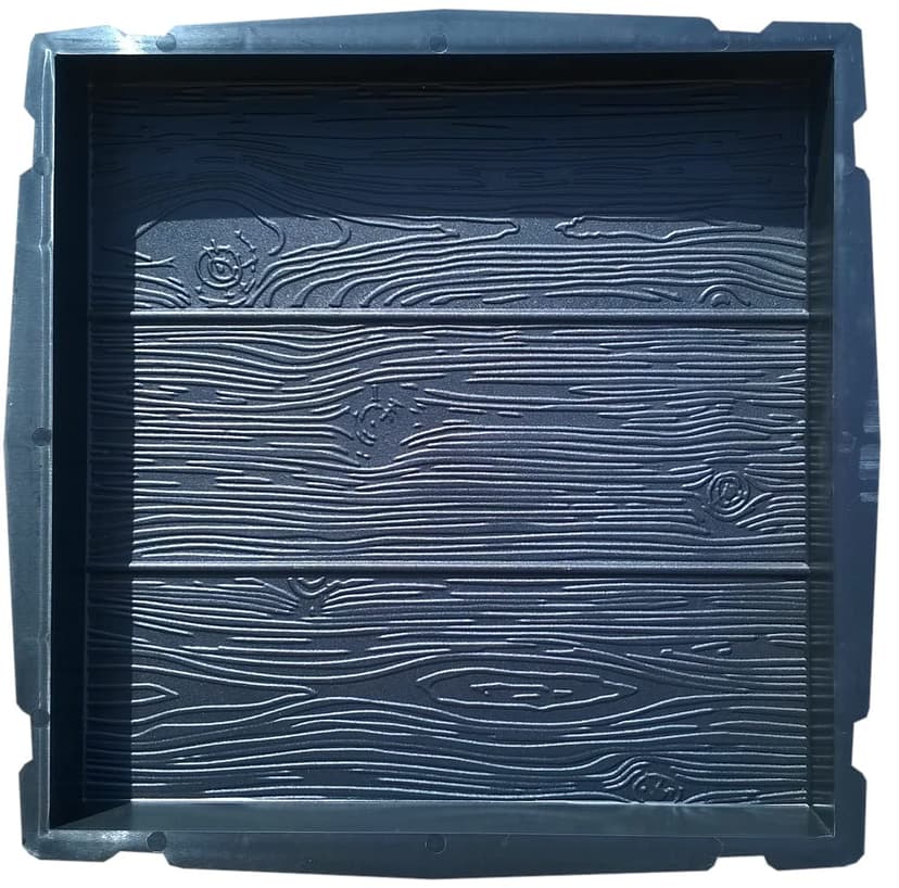 FHONYX 2 PCS Moules à béton 40x40x5cm, De Dalles De Pavage, En Planche De Béton, Imitation De Bois, pelouse jardin, décoration jardin, chemin, Bricolage, pavés, Réutilisable, coulage - 2