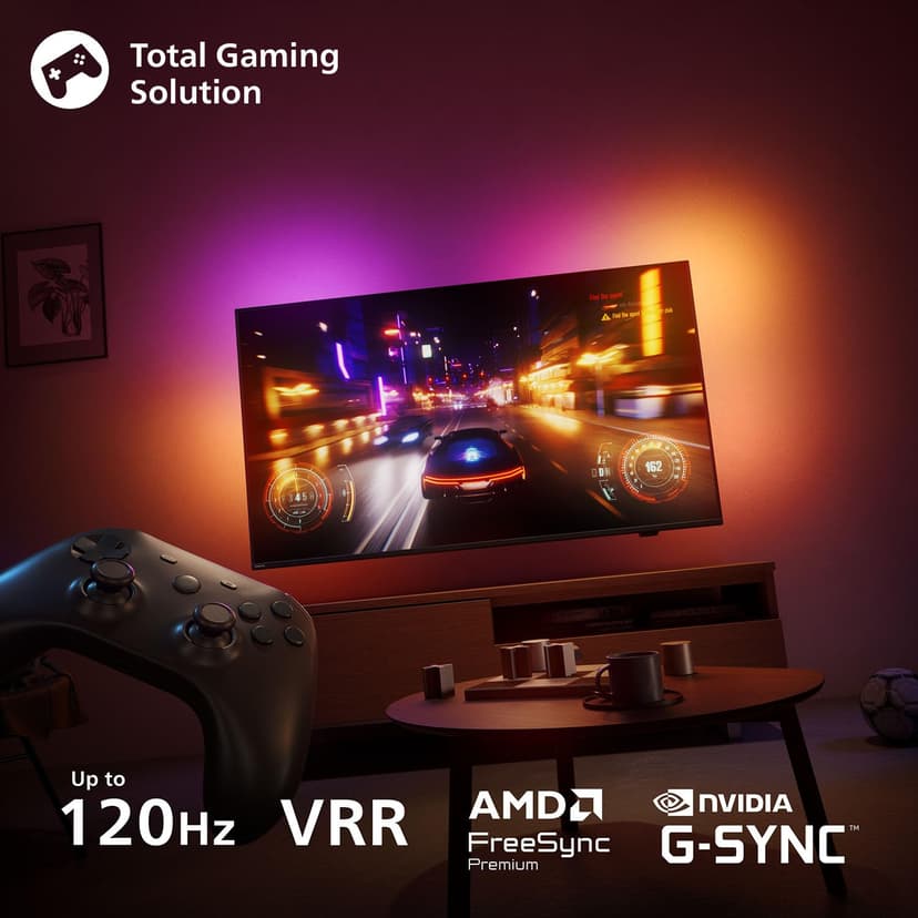 Philips Ambilight 48OLED760 4K OLED Smart TV, 48 Inch Screen with P5 AI Perfect Picture Engine Ultra HD, Titan OS, Dolby Vision and Atmos Sound, Compatible with Alexa and Google Voice Assistant - 8