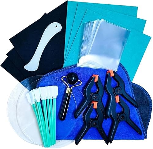 Card Cleaning Kit - 28 Pieces Trading Card Cleaning Kit, Maintenance Accessory Set, Acrylic Polishing or Home Offices, Sports Collector, Com Fair
