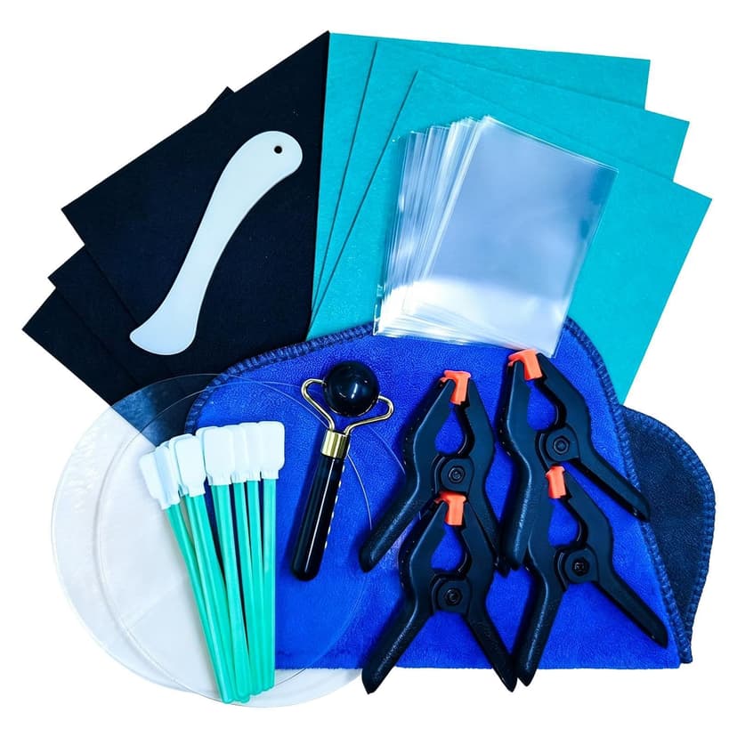 Card Cleaning Kit - 28 Pieces Trading Card Cleaning Kit, Maintenance Accessory Set, Acrylic Polishing or Home Offices, Sports Collector, Com Fair - 1