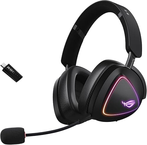 ASUS ROG Delta II - Casque Gaming sans Fil (Équipement Of…